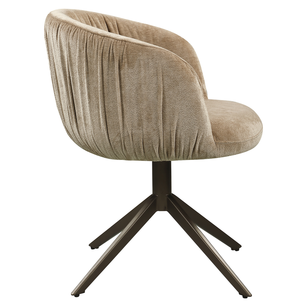 Eetkamerstoel Cassi sand soft swivel - Afbeelding 4