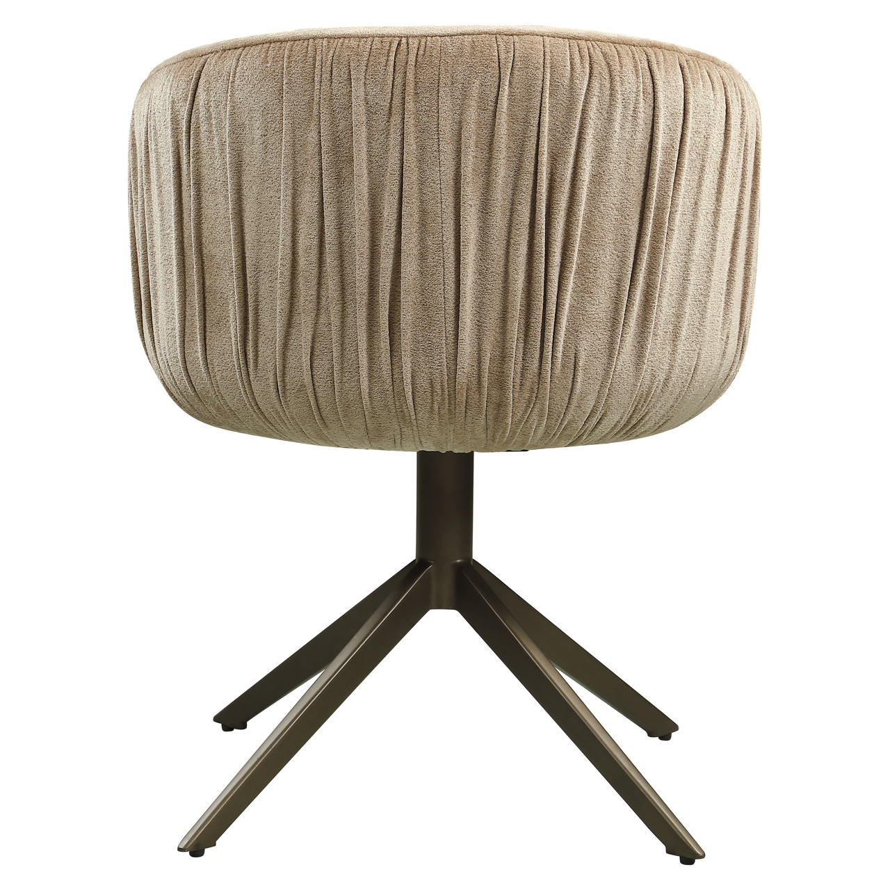 Eetkamerstoel Cassi sand soft swivel - Afbeelding 5