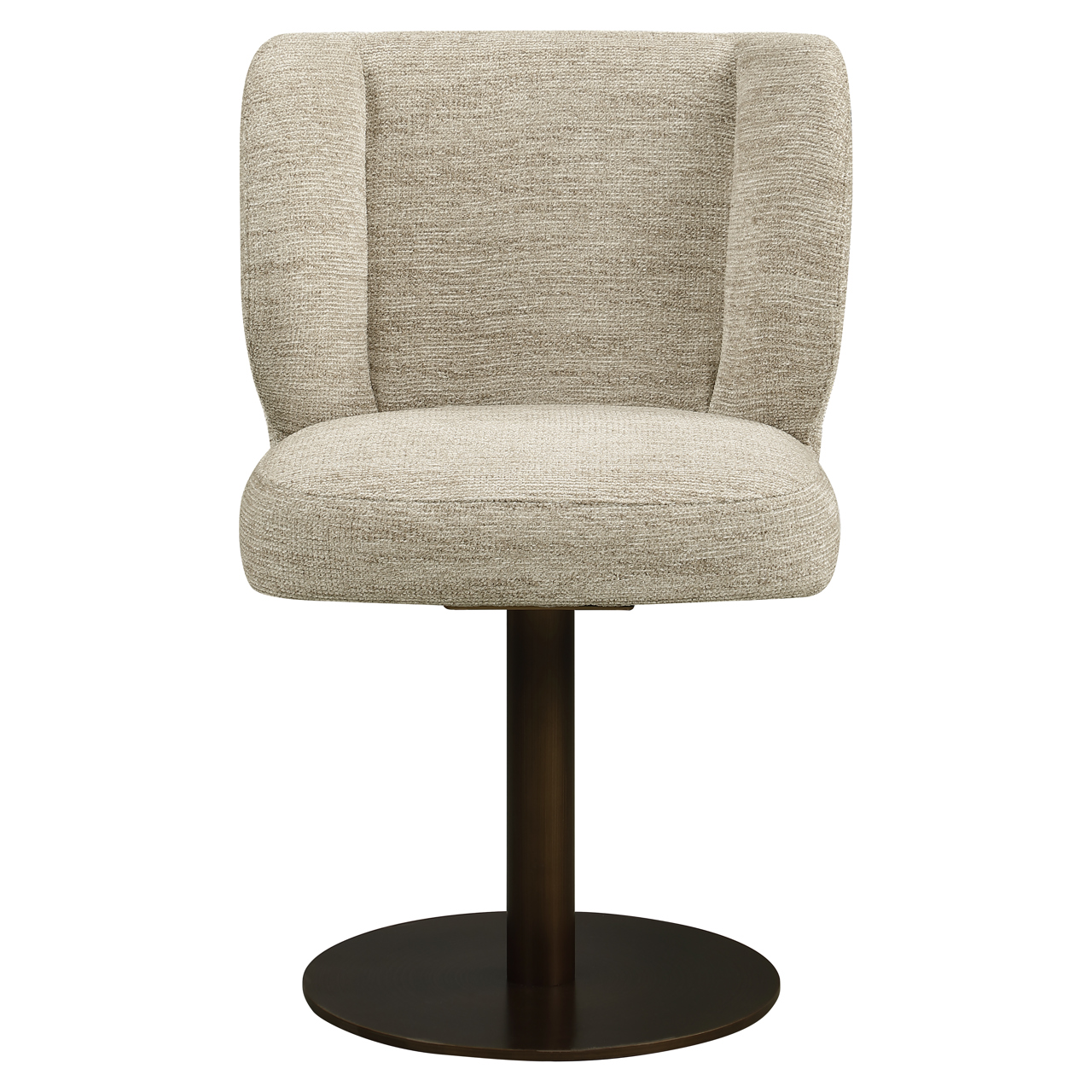 Eetkamerstoel Fiona draaibaar naturel softweave - Afbeelding 3