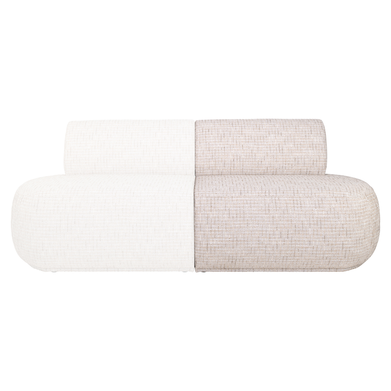 Eetkamerbank Sorrobon trendy open end rechts recht crème - Afbeelding 8