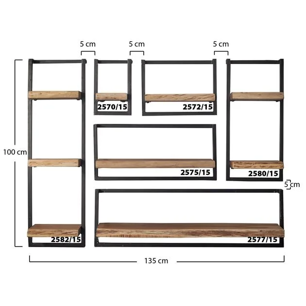 Wandplank Edge Frame 40 - Afbeelding 13