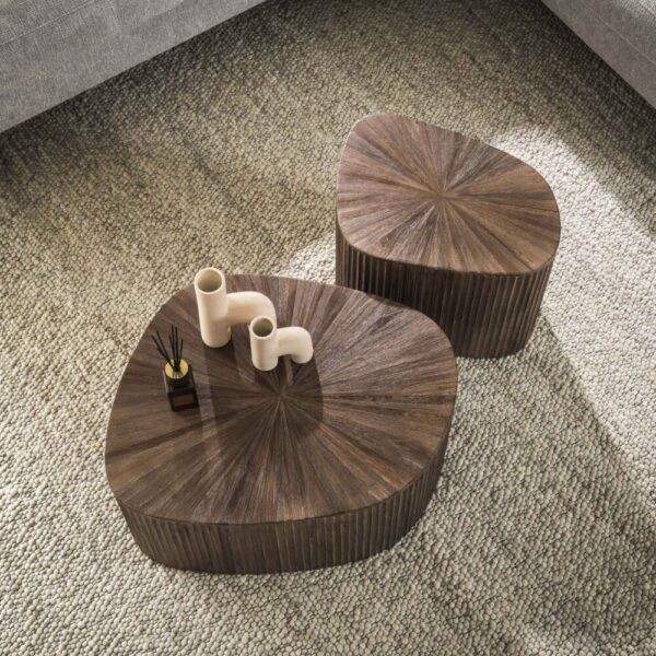 Salontafel Maya Teak vierhoekig set/2