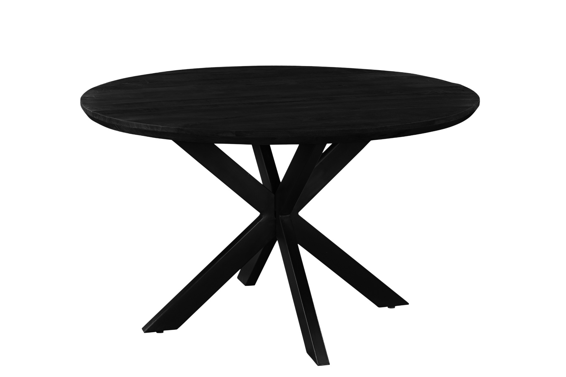 Eetkamertafel Jesper rond zwart 120 cm - Afbeelding 2