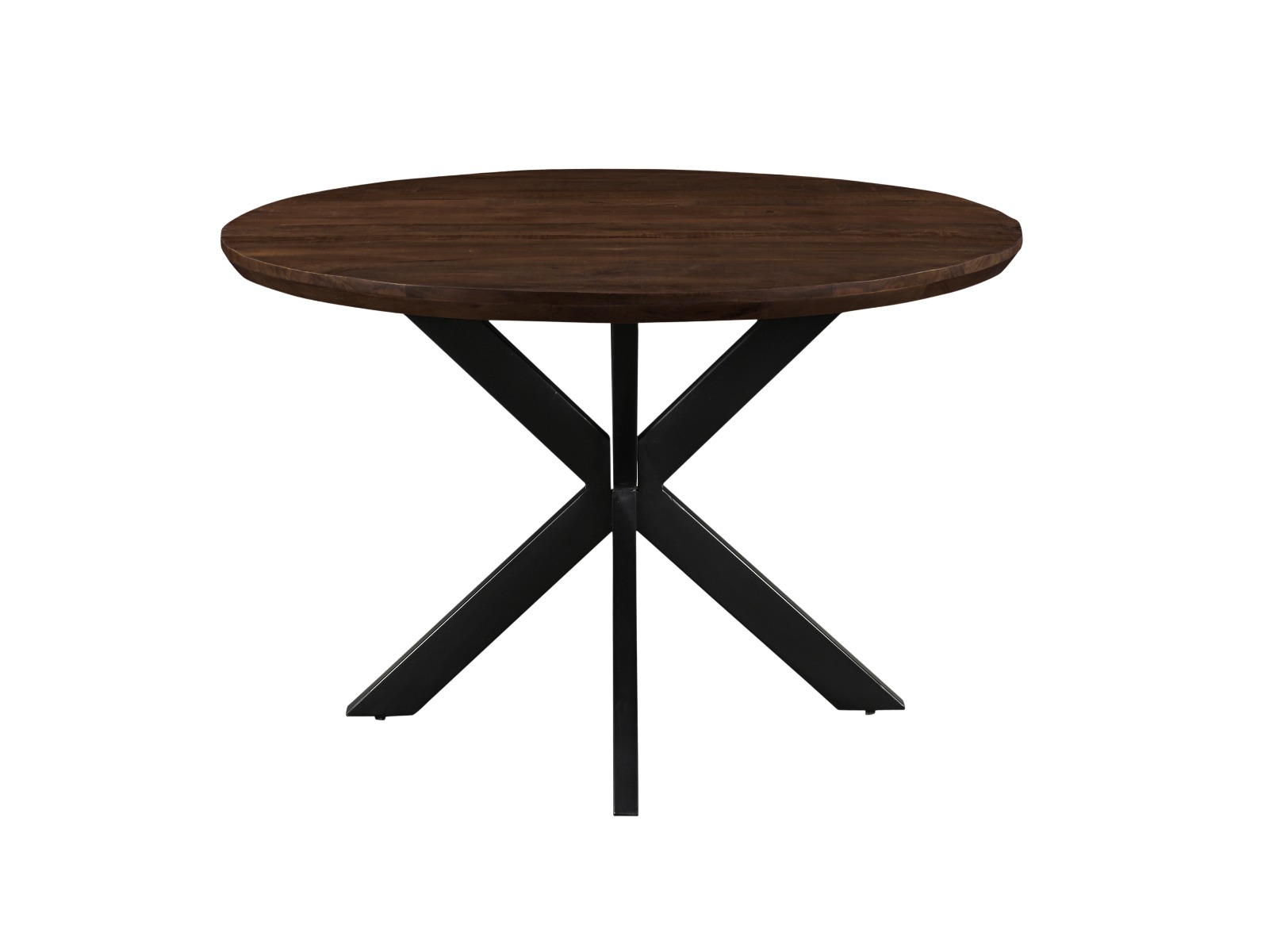 Eetkamertafel Jesper rond bruin 120 cm