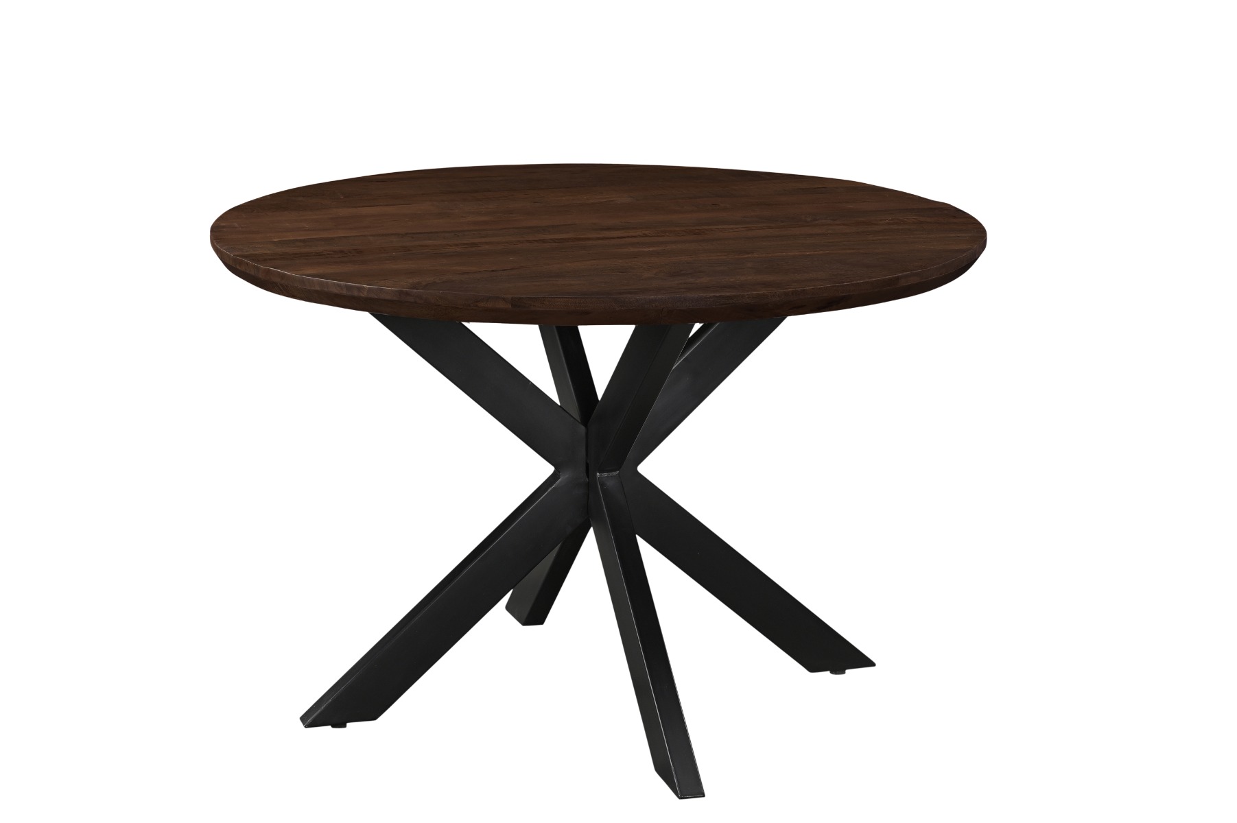 Eetkamertafel Jesper rond bruin 120 cm - Afbeelding 2