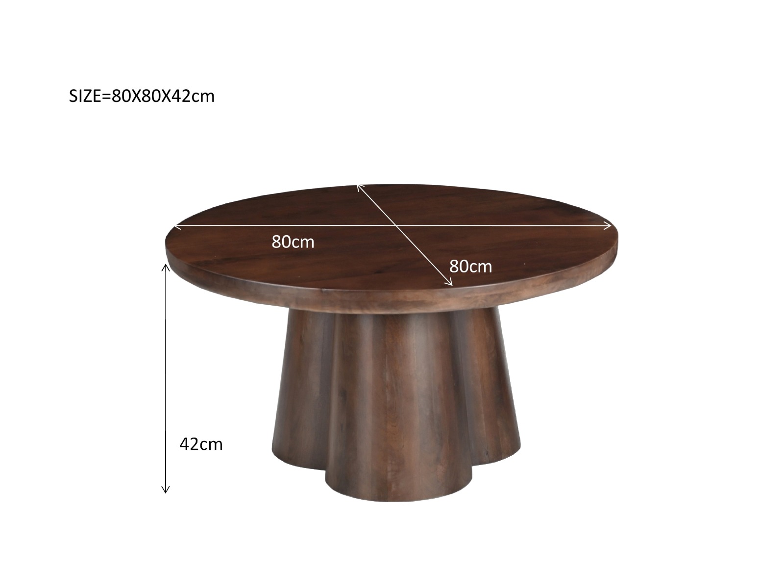 Salontafel Clubs 80 cm - Afbeelding 7