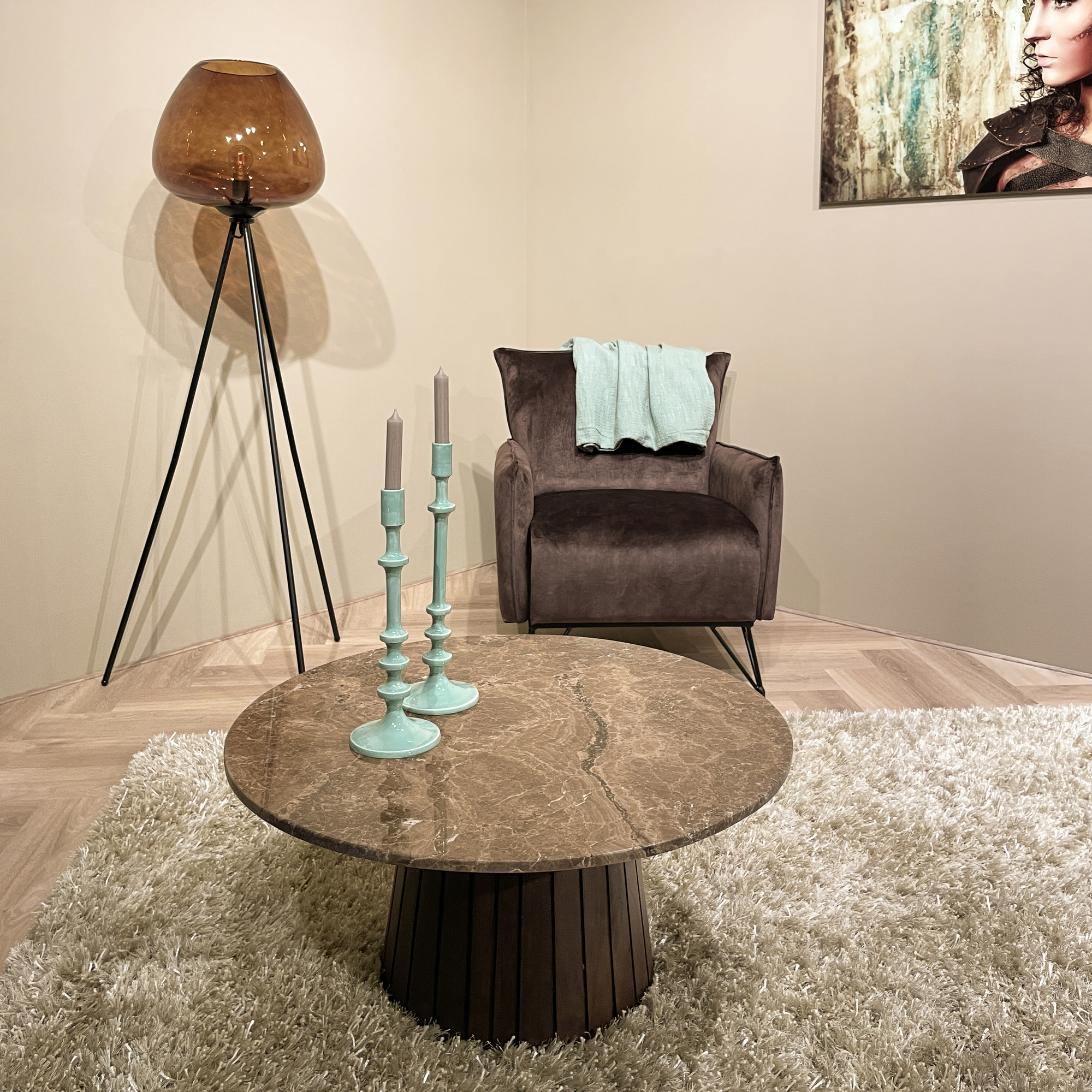 Salontafel Emperador 80 cm - Afbeelding 2