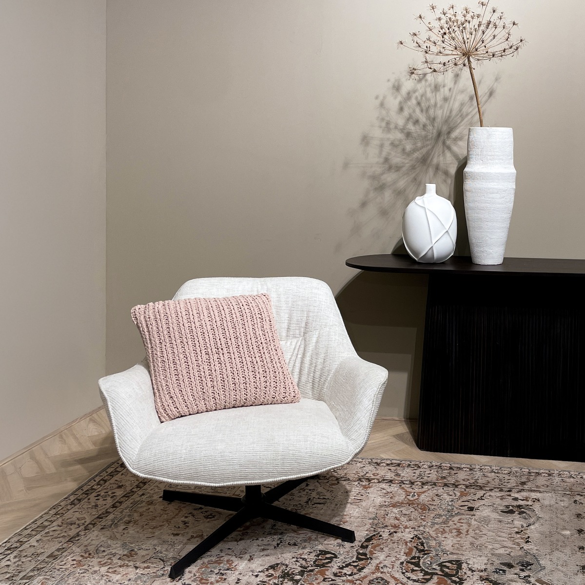Draaifauteuil Daphne zand - Afbeelding 7
