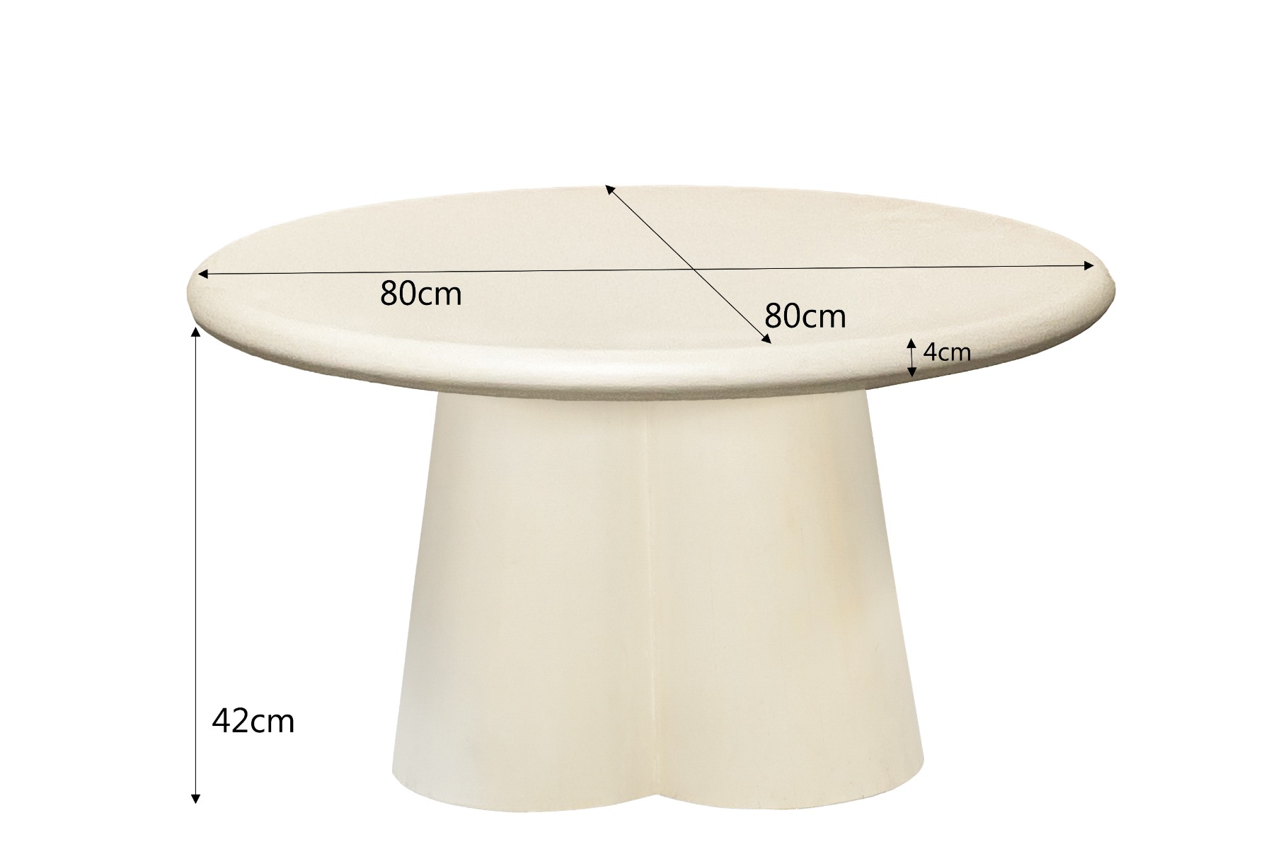 Salontafel Clubs Sandy 80 cm - Afbeelding 4