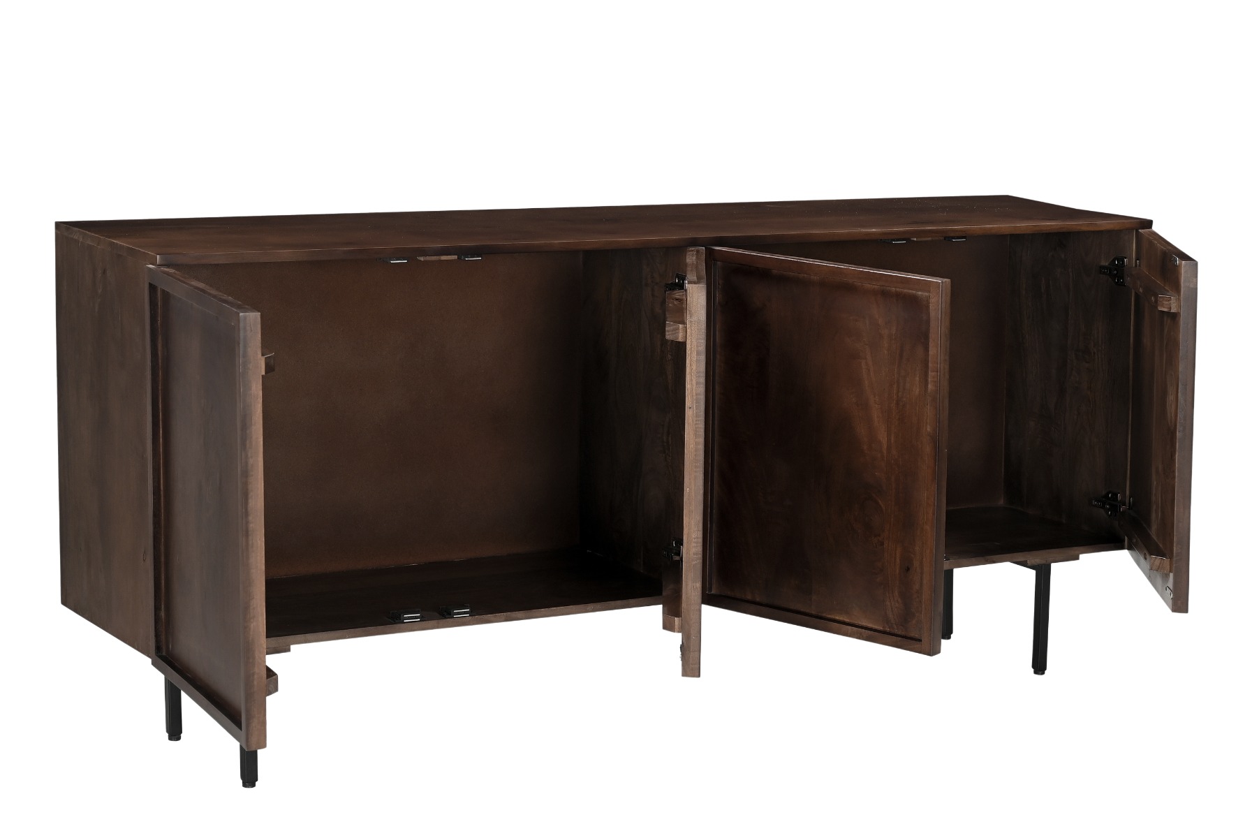 Dressoir Elan bruin 180 cm - Afbeelding 3