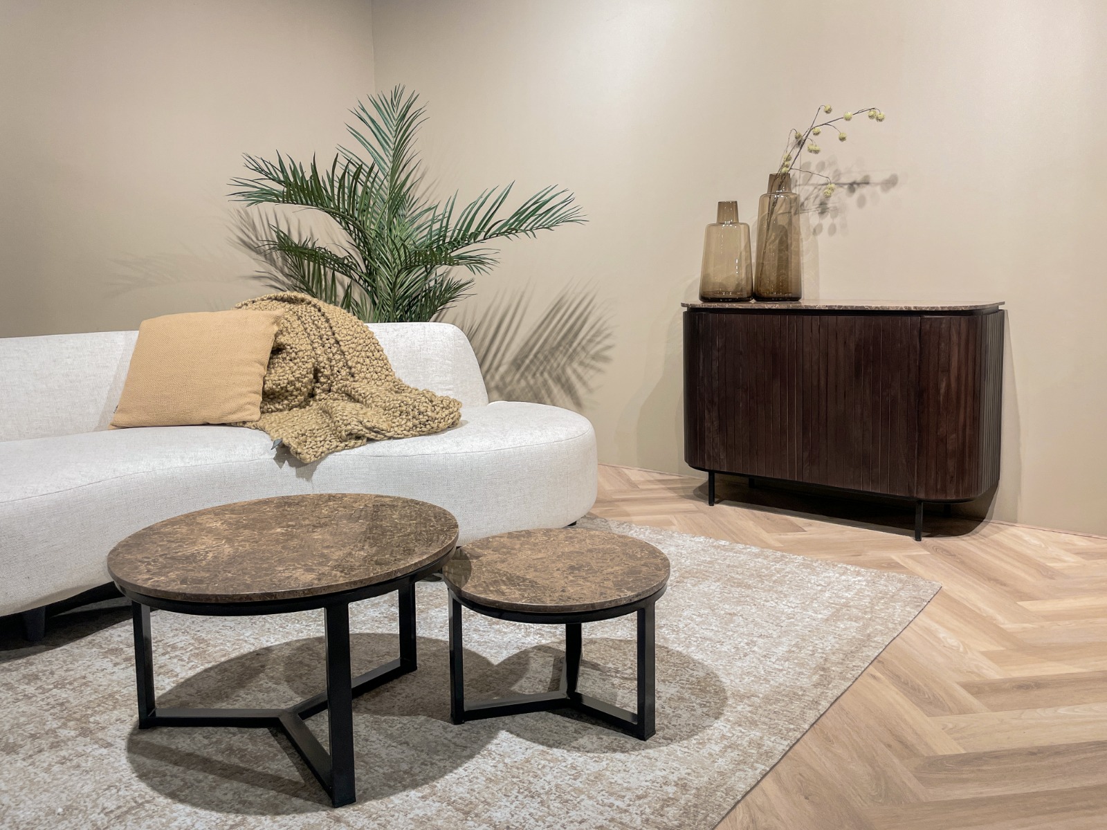 Salontafel Senna Emperador 60 cm - Afbeelding 2