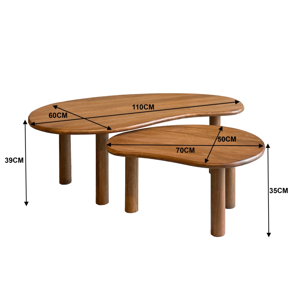 Salontafel Nubi set van 2 - Afbeelding 5