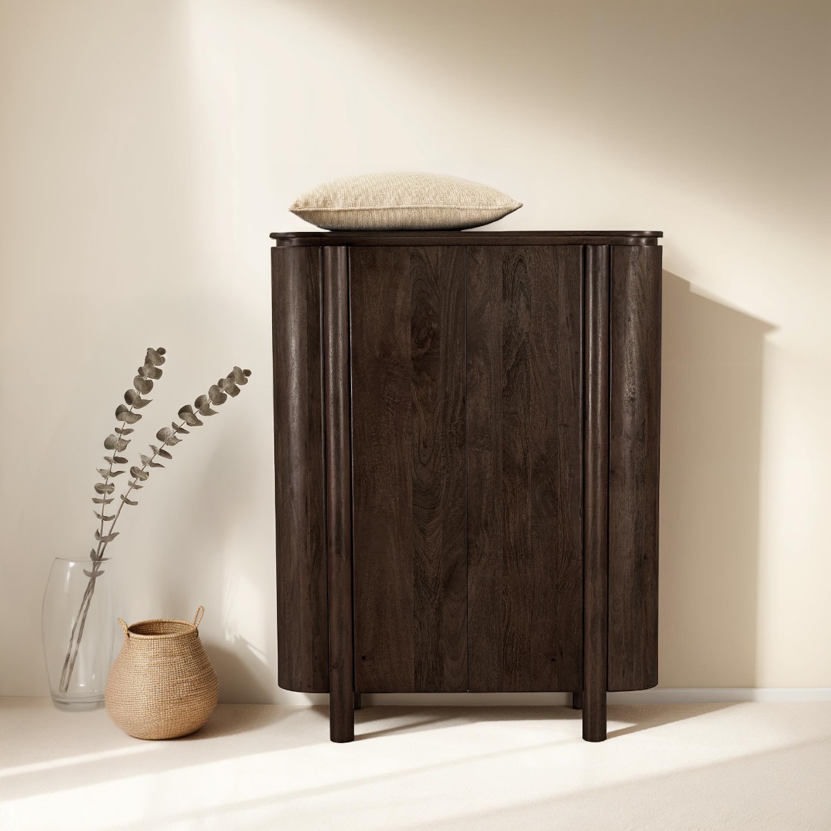 Kast Salano bruin 150 cm - Afbeelding 3