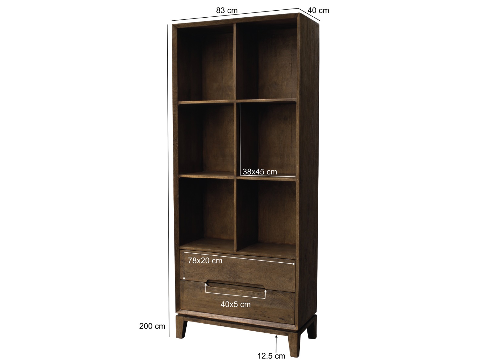 Boekenkast Cortez 83 cm - Afbeelding 6