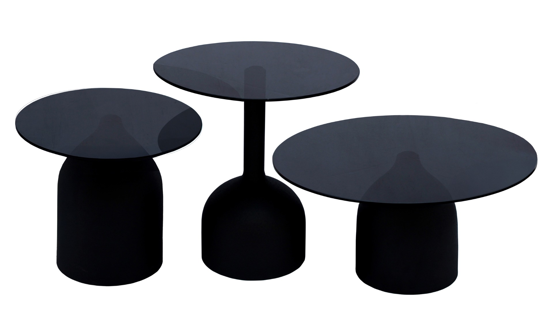 Bijzettafel Isa zwart 55 cm - Afbeelding 2