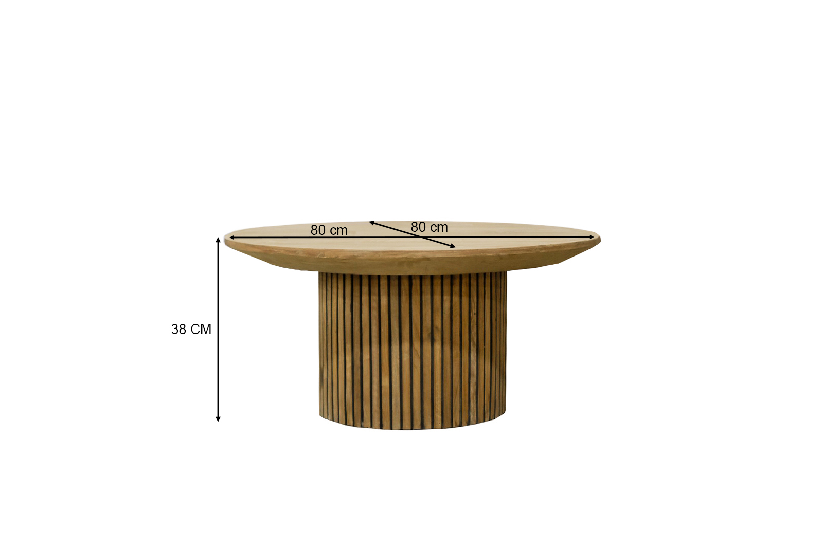 Salontafel Lausanne 80 cm - Afbeelding 5