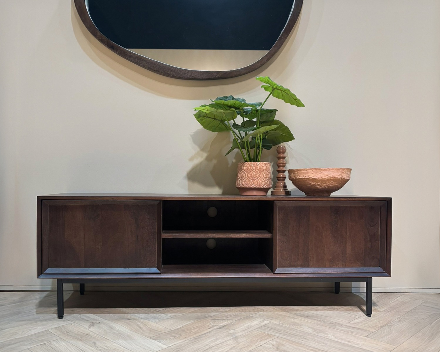 Opbergdoos Ravenstein bruin 150 cm - Afbeelding 4