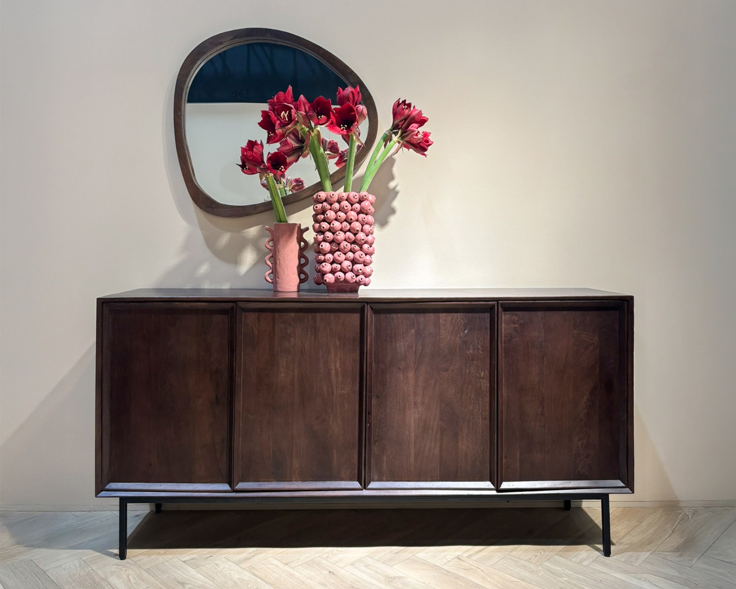 Dressoir Ravenstein bruin 180 cm - Afbeelding 4