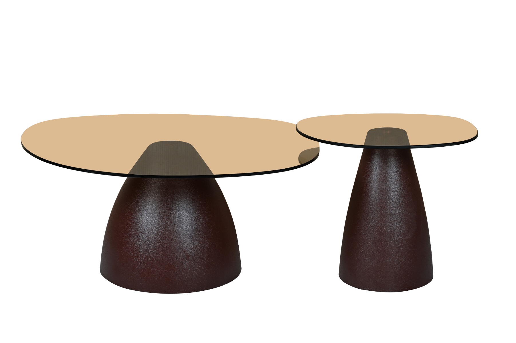 Salontafel Mylon bruin 50 cm - Afbeelding 3