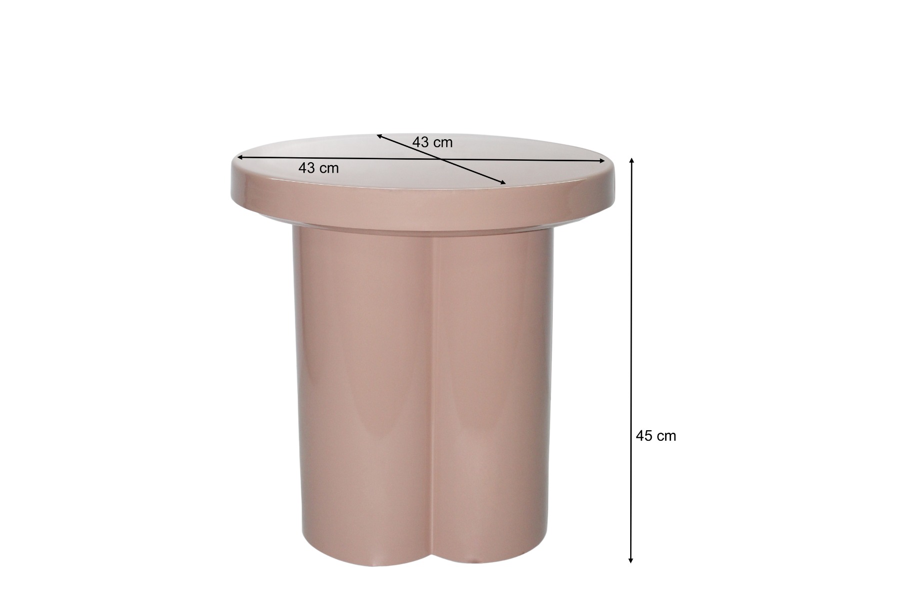 Salontafel Noa Vintage roze 43 cm - Afbeelding 6