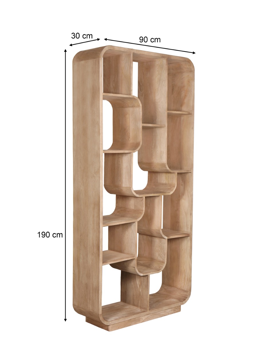 Boekenkast Logan Almond - Afbeelding 5