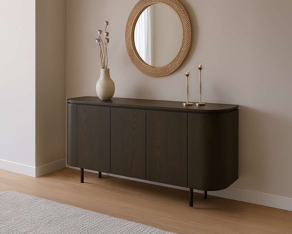 Dressoir Tobago Espresso 170 cm - Afbeelding 6