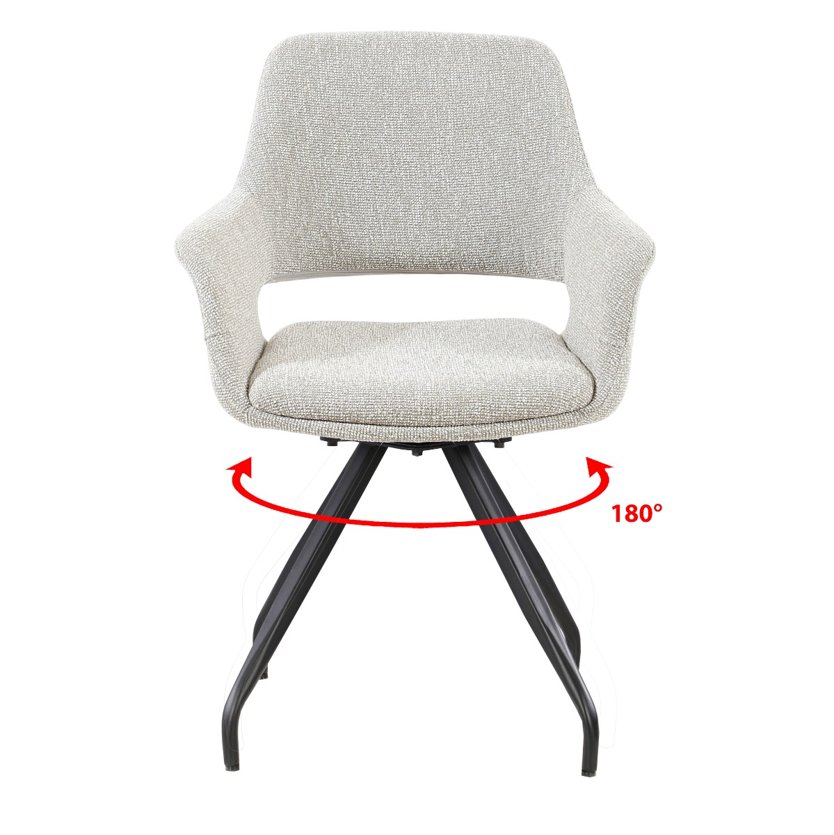 Eetkamerstoel Capp Lodge beige set van 2 - Afbeelding 2