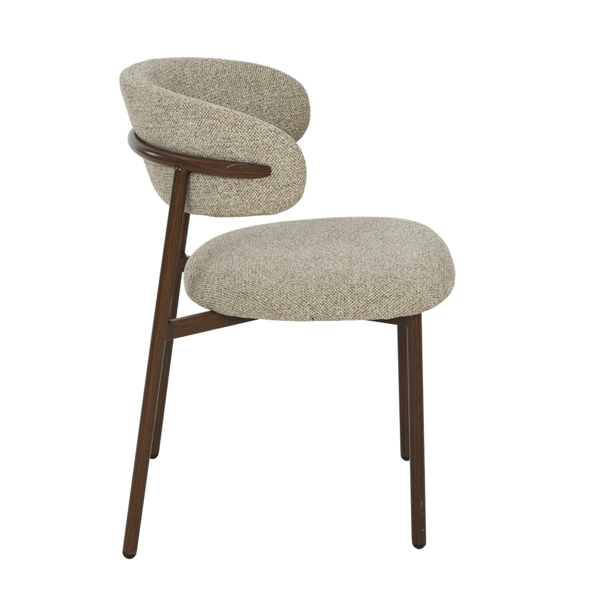 Eetkamerstoel Micah Hush Walnut set van 2 - Afbeelding 3