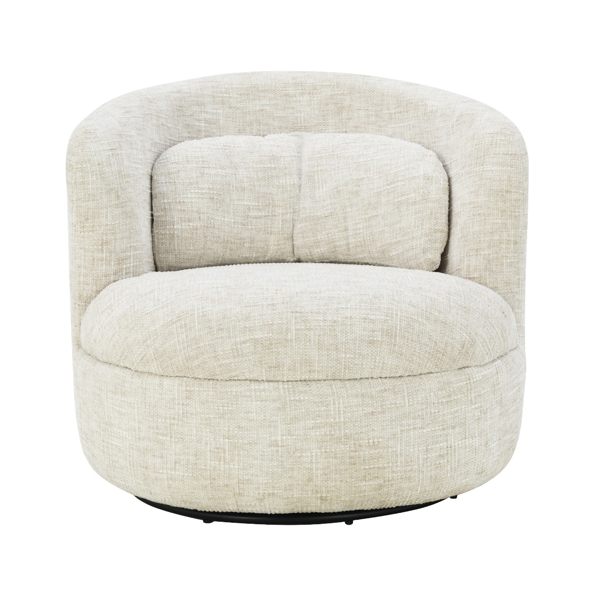 Draaifauteuil Britt crème - Afbeelding 2