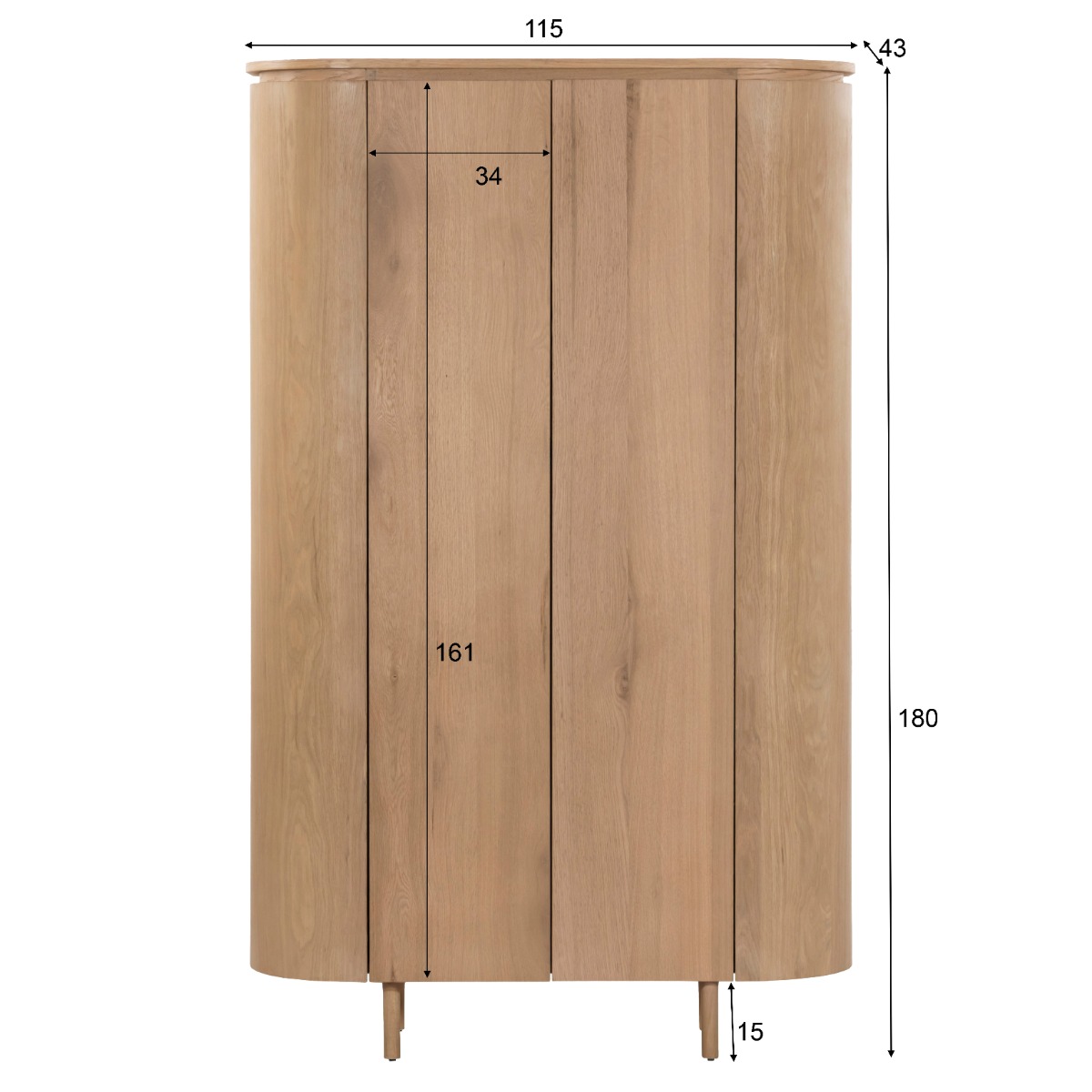 Kast Tobago 180 cm - Afbeelding 7