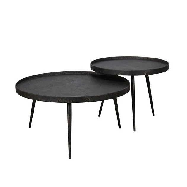 Salontafel Metallic rond set/2 - Afbeelding 7