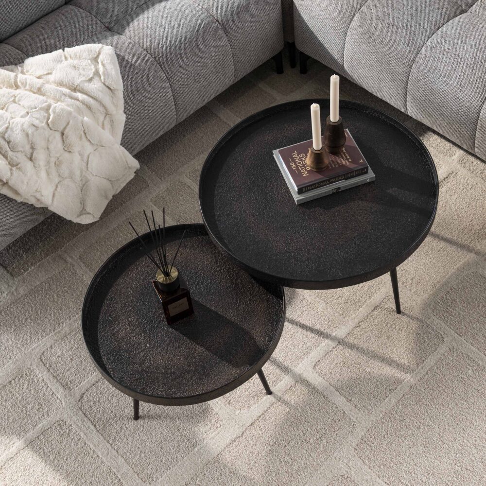 Salontafel Metallic rond set/2 - Afbeelding 3