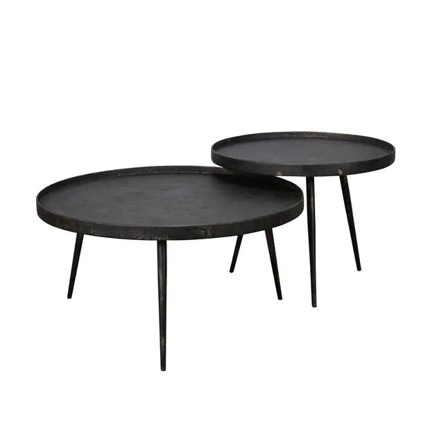Salontafel Metallic rond set/2 - Afbeelding 9