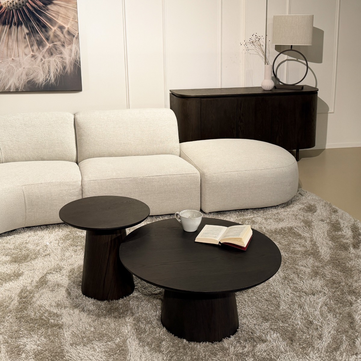 Salontafel Novero Espresso 50 cm - Afbeelding 6