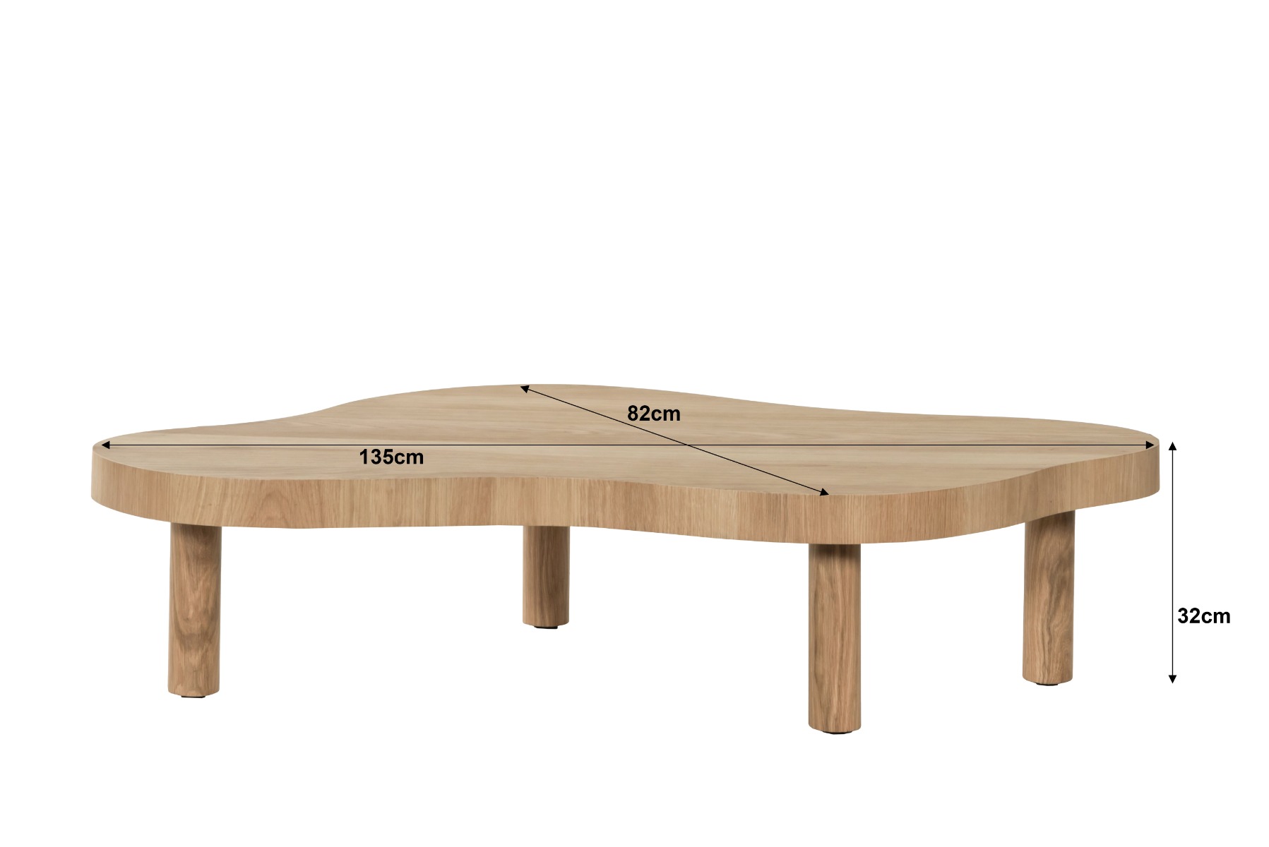 Salontafel Tobago 135 cm - Afbeelding 7