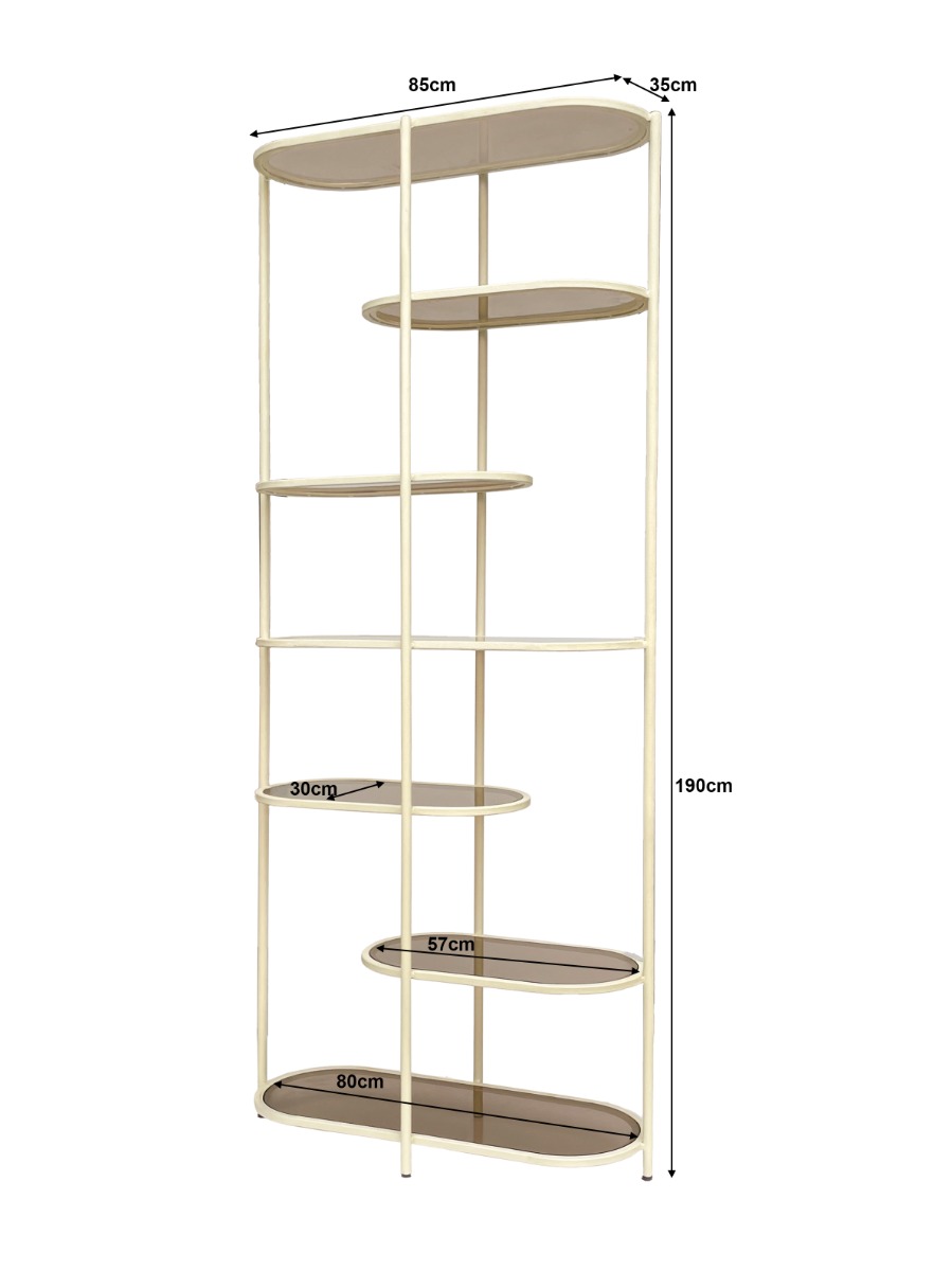 Kast Jill gebroken wit 190 cm - Afbeelding 5
