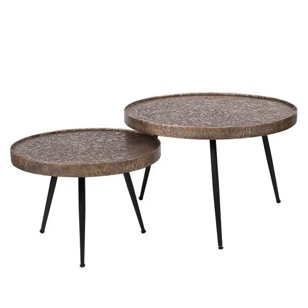 Salontafel Metallic rond set/2 - Afbeelding 9