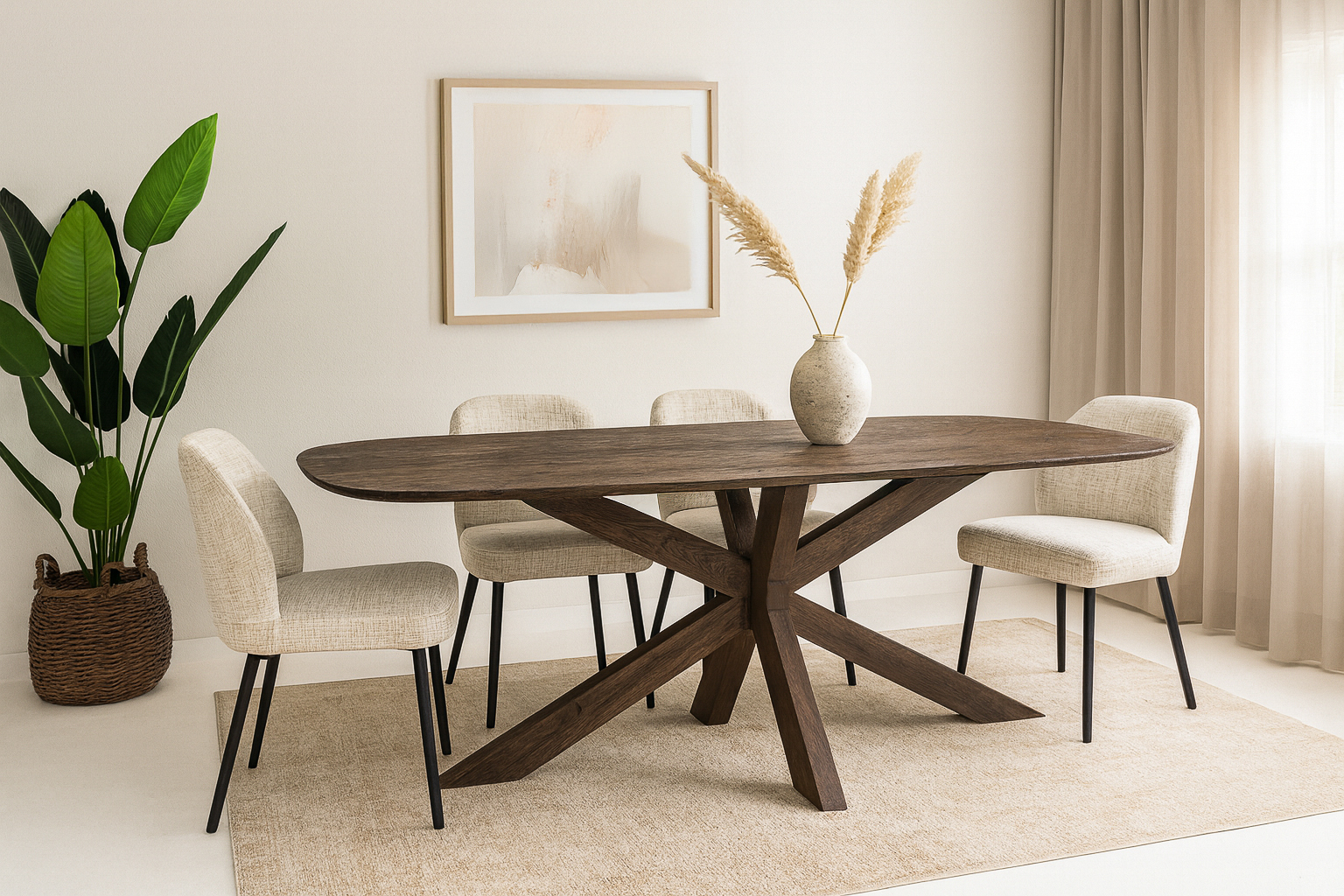 Eetkamertafel Lissabon 210 cm - Afbeelding 5