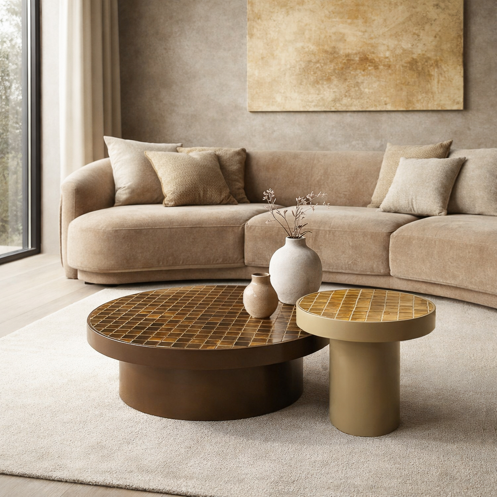 Salontafel Tylo bruin 80 cm - Afbeelding 5