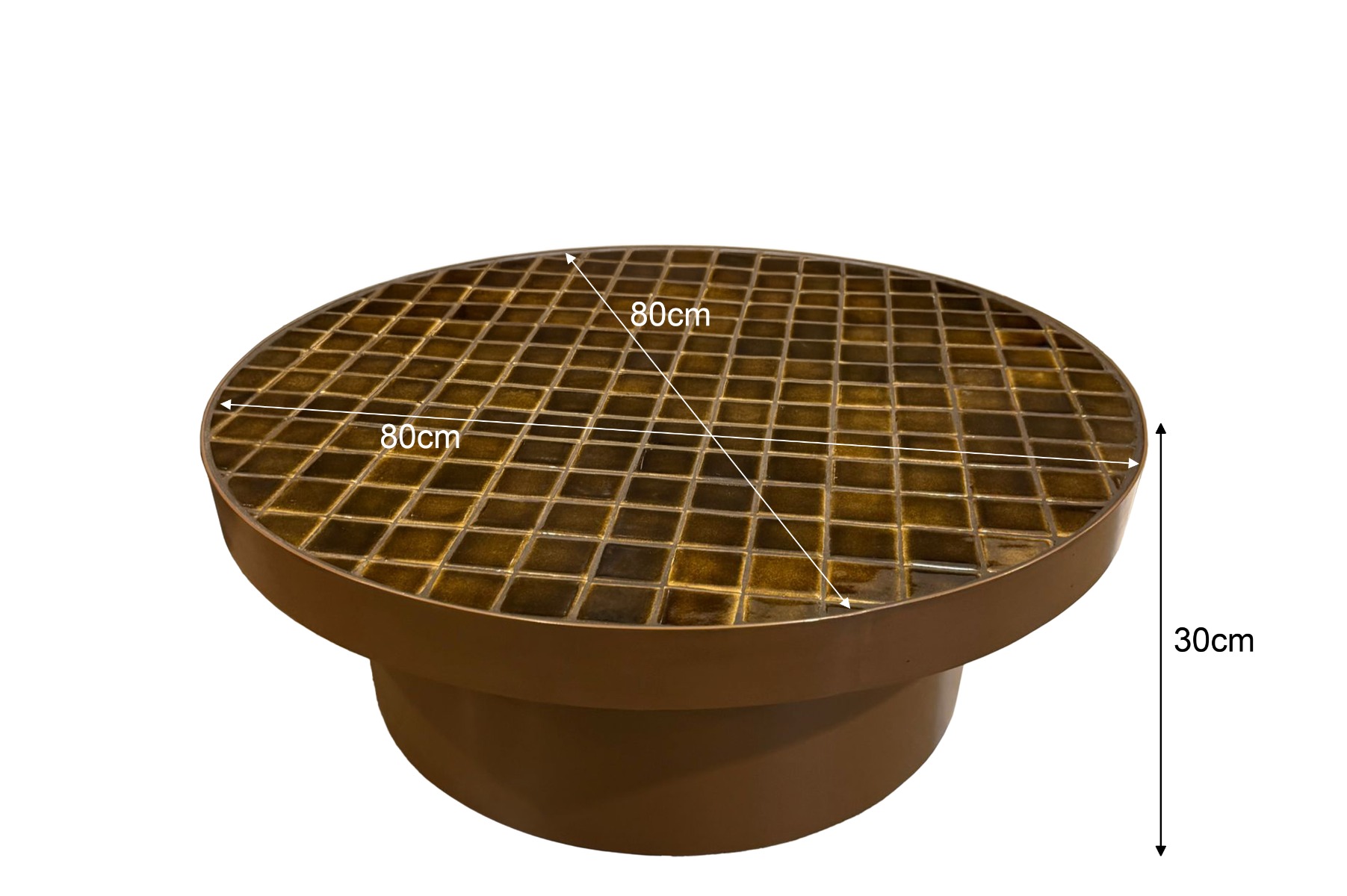 Salontafel Tylo bruin 80 cm - Afbeelding 6