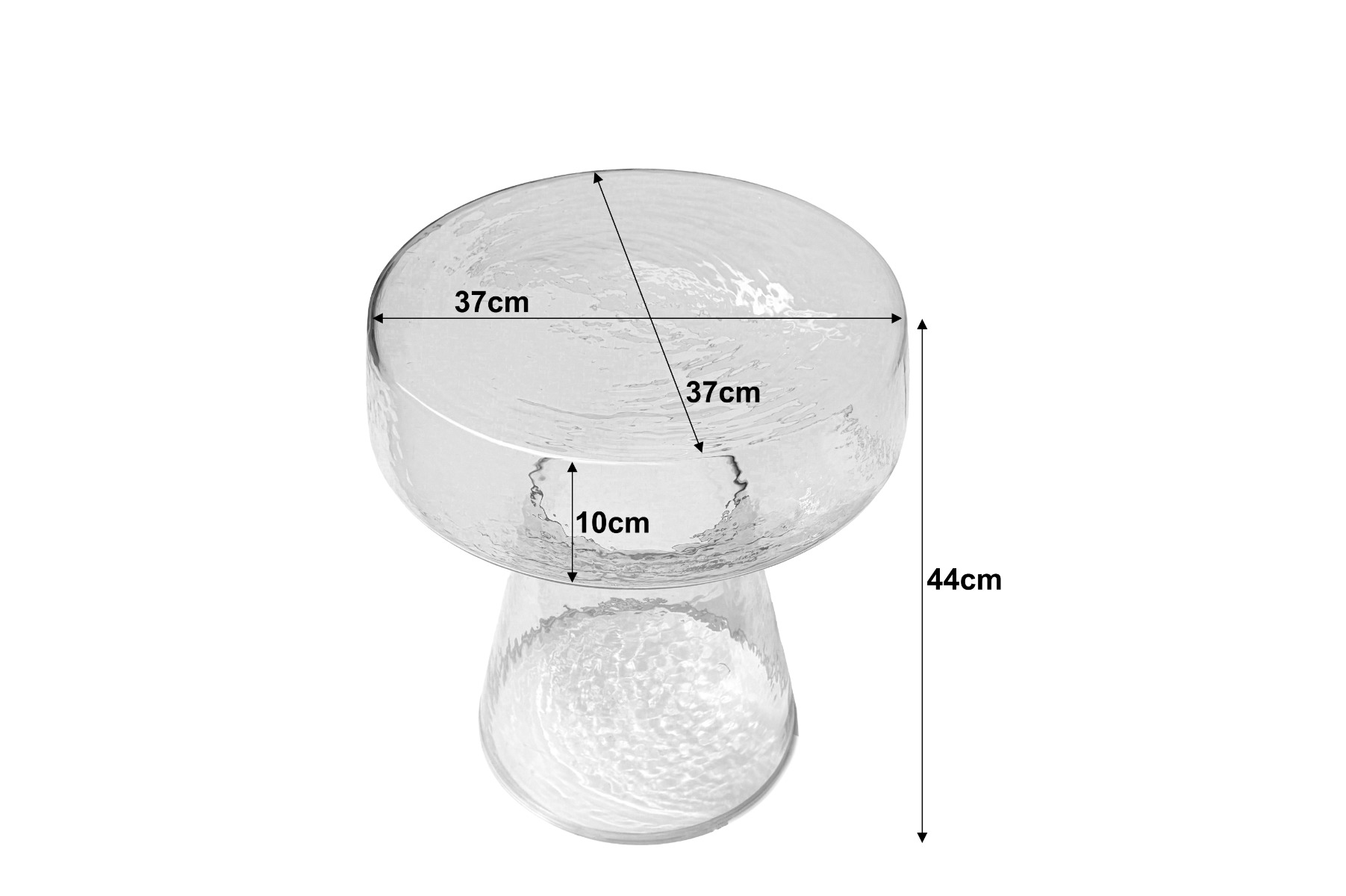 Bijzettafel Bo Clear 37 cm - Afbeelding 6