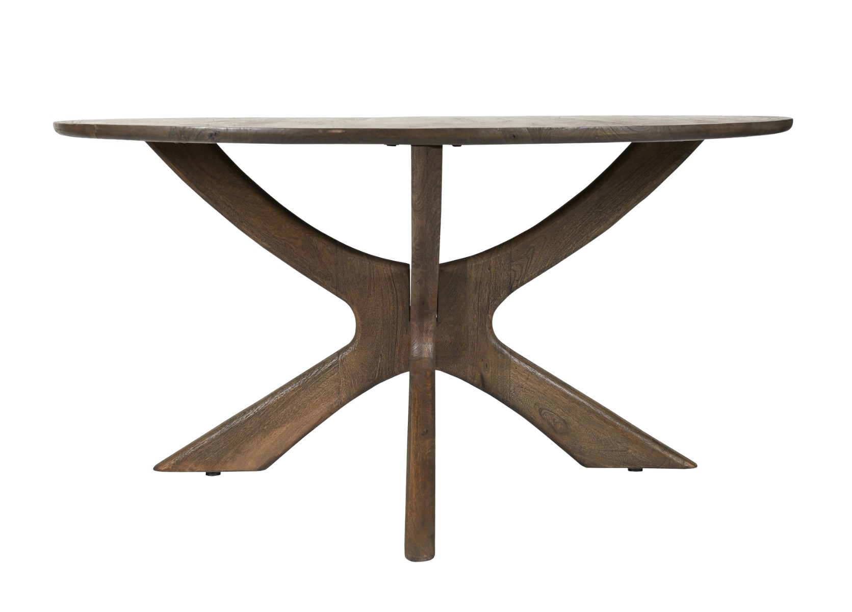 Eetkamertafel Montreaux rond bruin 150 cm - Afbeelding 3