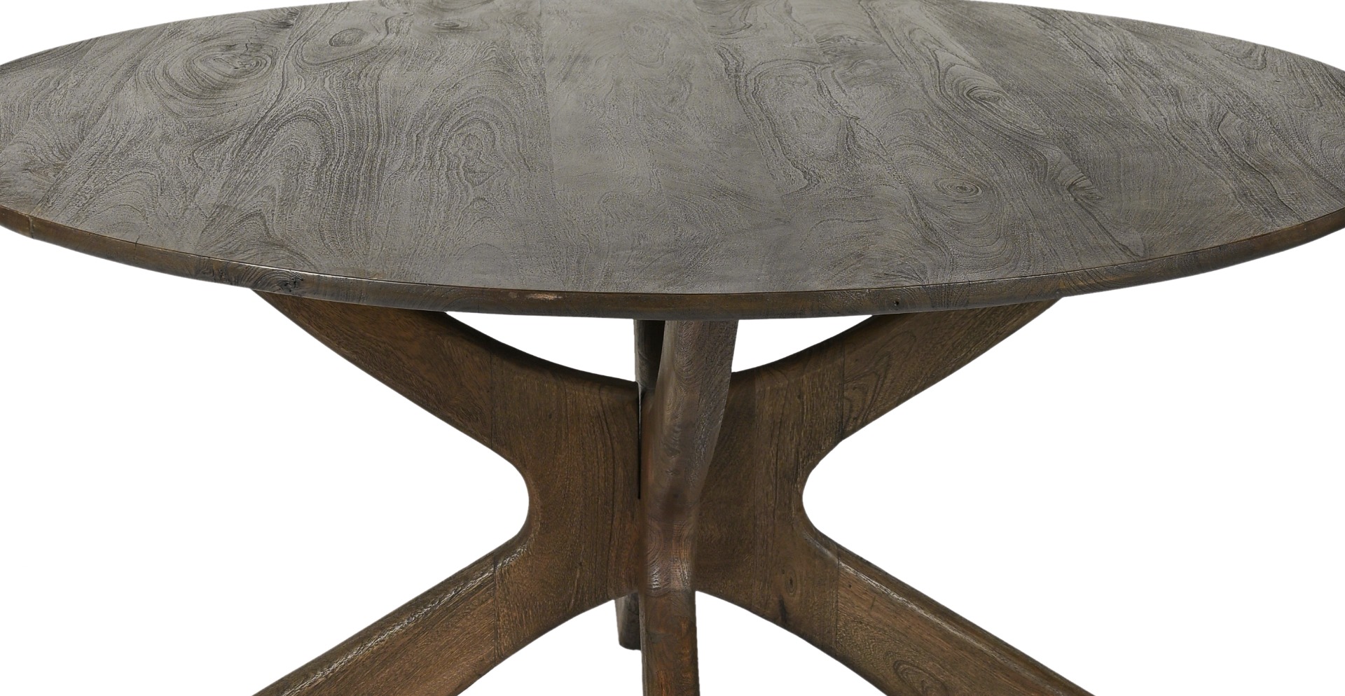 Eetkamertafel Montreaux rond bruin 150 cm - Afbeelding 4