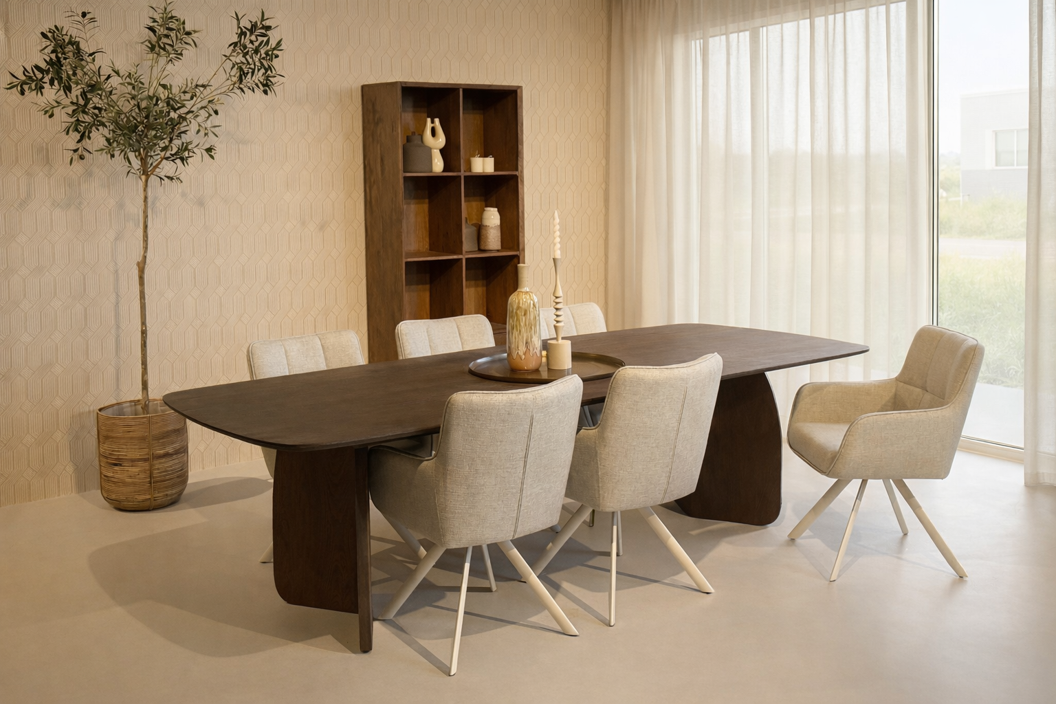Eetkamertafel Trevor 280 cm - Afbeelding 5