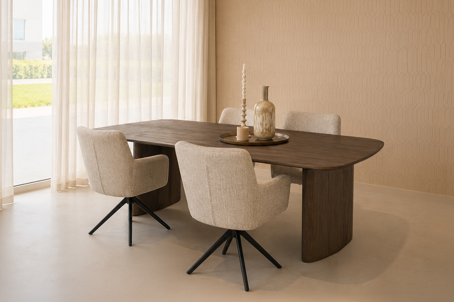Eetkamertafel Tyler 220 cm - Afbeelding 5