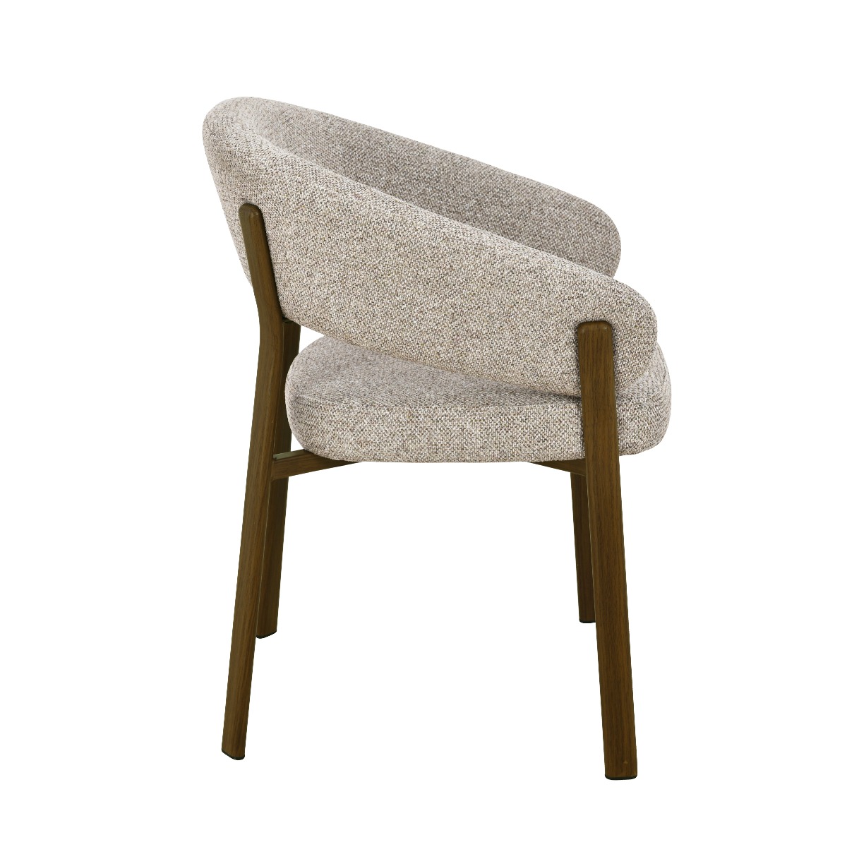 Eetkamerstoel Zhora Hush Walnut - Afbeelding 3