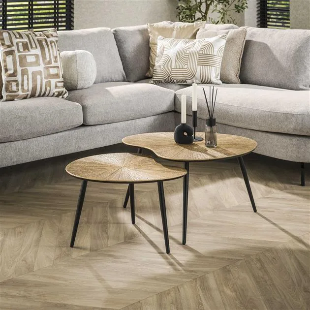 Salontafel Ray niervormig set/2 - Afbeelding 7
