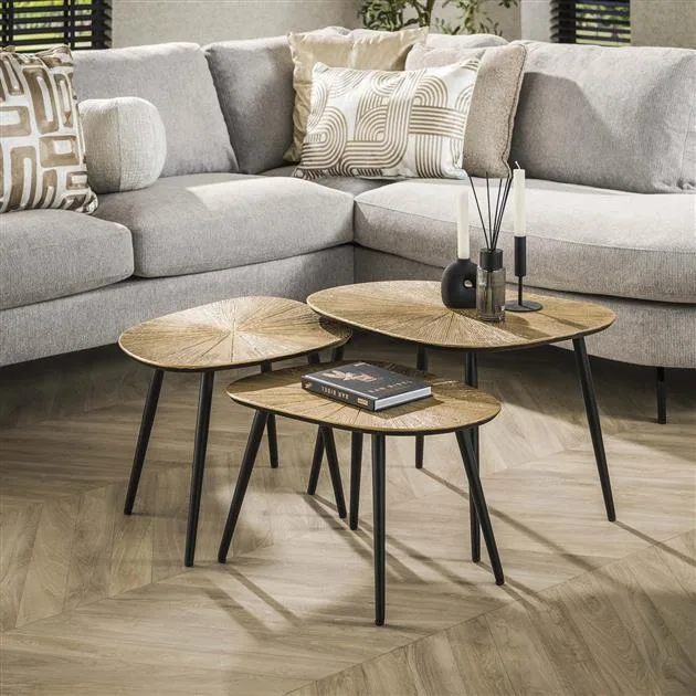 Salontafel Ray vierhoekig set/3 - Afbeelding 6