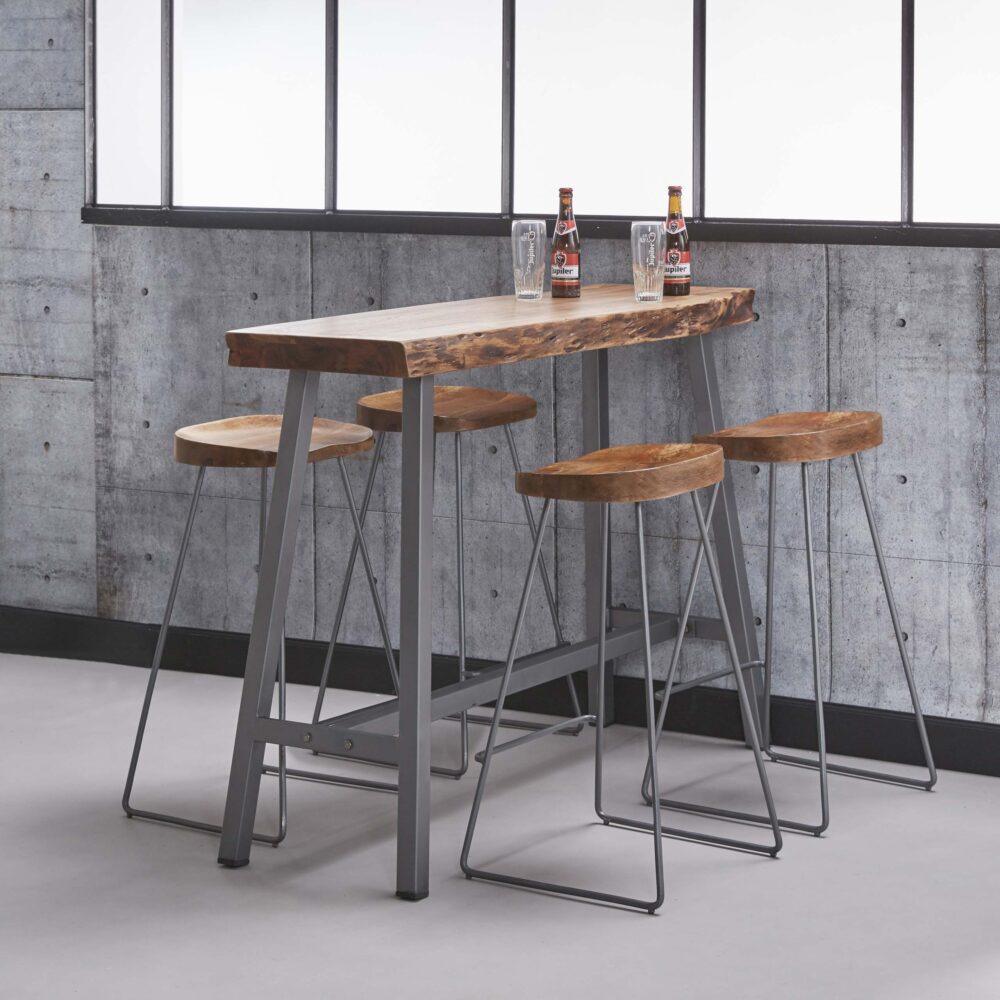 Barstoel Wooden Seat VPE4 - Afbeelding 2