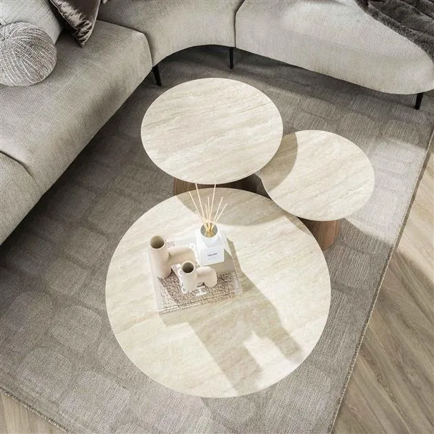 Salontafel Romano rond set/3 - Afbeelding 5